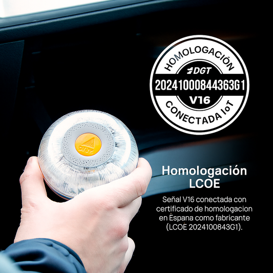 Baliza con su número