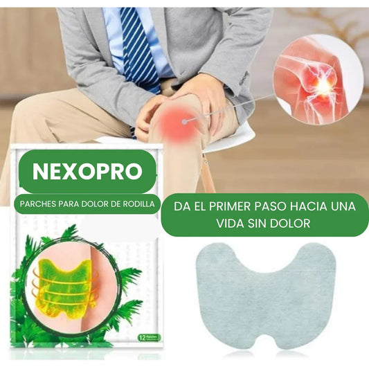 NexoPro: Parches de Alivio del Dolor de Rodilla 12 piezas - NEXO SHOP