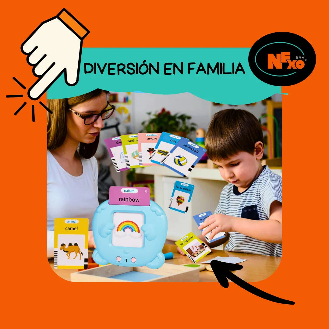 Tarjetas Parlantes Interactivas Talk & Learn - Bilingües - - NEXO SHOP