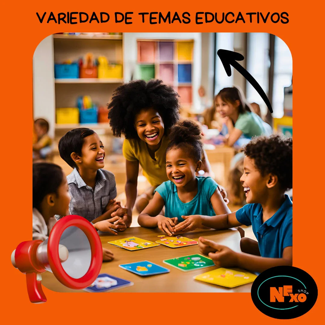 Tarjetas Parlantes Interactivas Talk & Learn - Bilingües - - NEXO SHOP