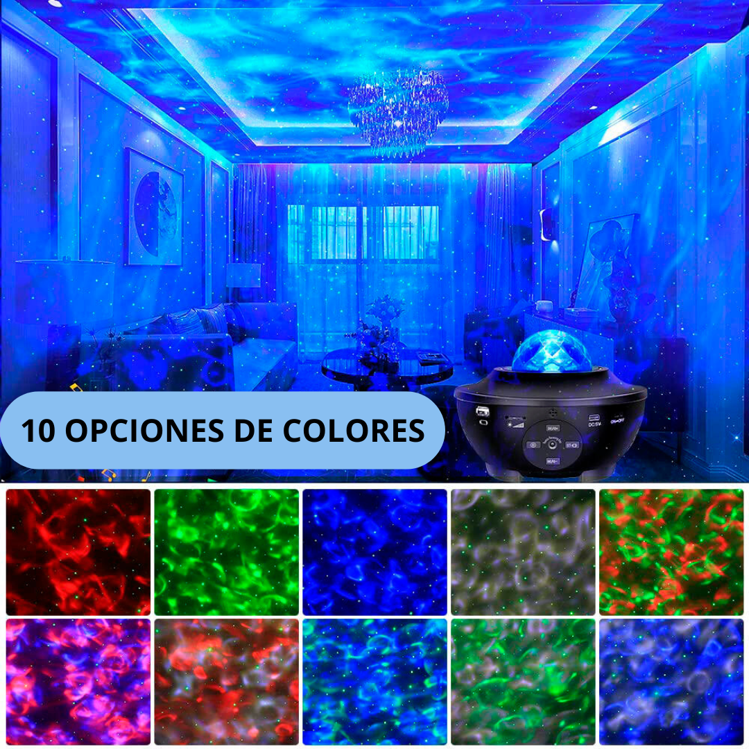 Proyector de Galaxias LED con Altavoz GoStars™ - NEXO SHOP