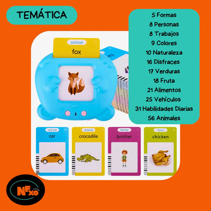 Tarjetas Parlantes Interactivas Talk & Learn - Bilingües - - NEXO SHOP