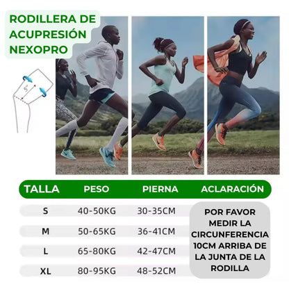 Tabla de Tallas Rodillera NexoPro 